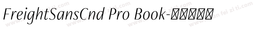 FreightSansCnd Pro Book字体转换